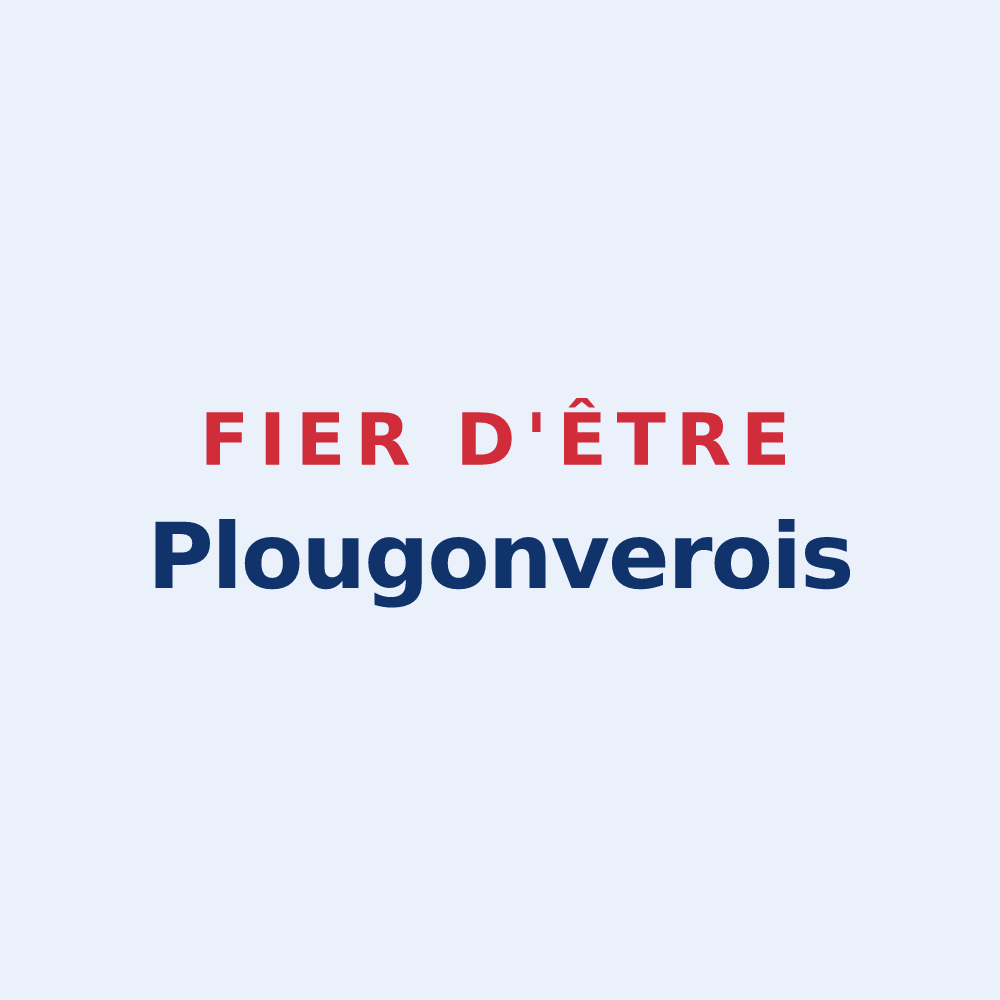 Sticker « Fier d'être Plougonverois » — design pour Plougonver