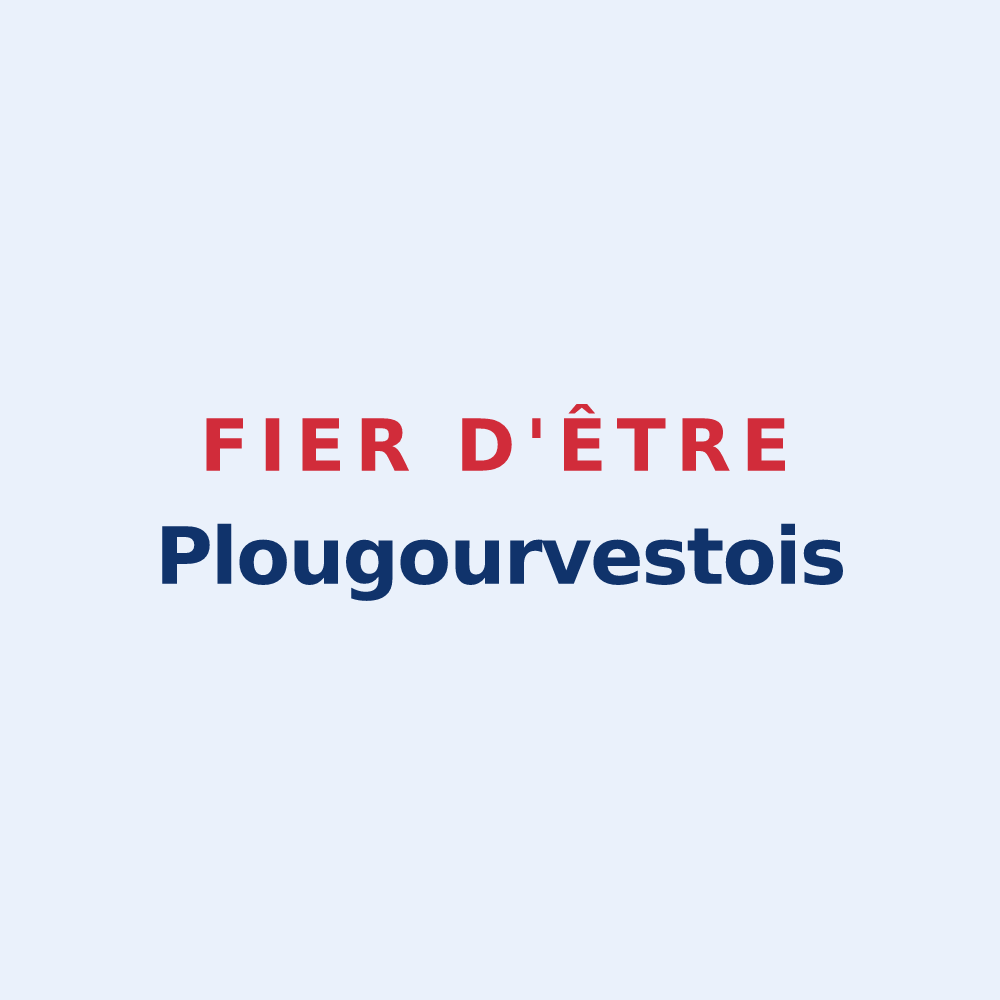 Sticker « Fier d'être Plougourvestois » — design pour Plougourvest
