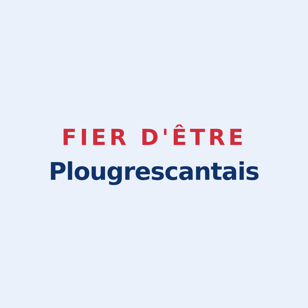 Sticker « Fier d'être Plougrescantais » — design pour Plougrescant