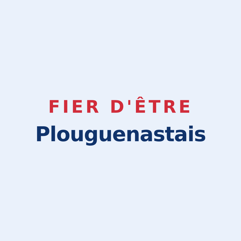 Sticker « Fier d'être Plouguenastais » — design pour Plouguenast-Langast