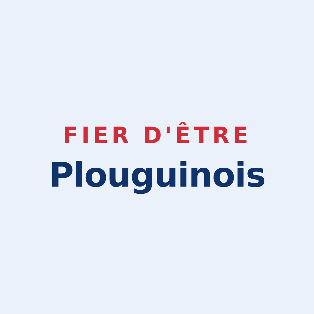 Sticker « Fier d'être Plouguinois » — design pour Plouguin