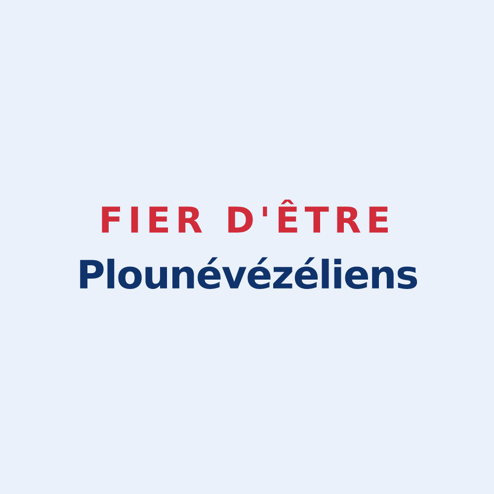 Sticker « Fier d'être Plounévézéliens » — design pour Plounévézel