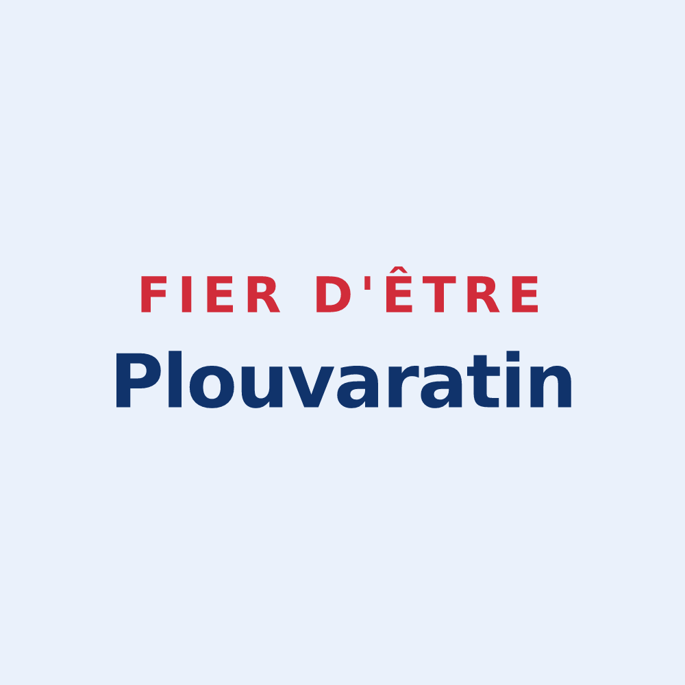 Sticker « Fier d'être Plouvaratin » — design pour Plouvara