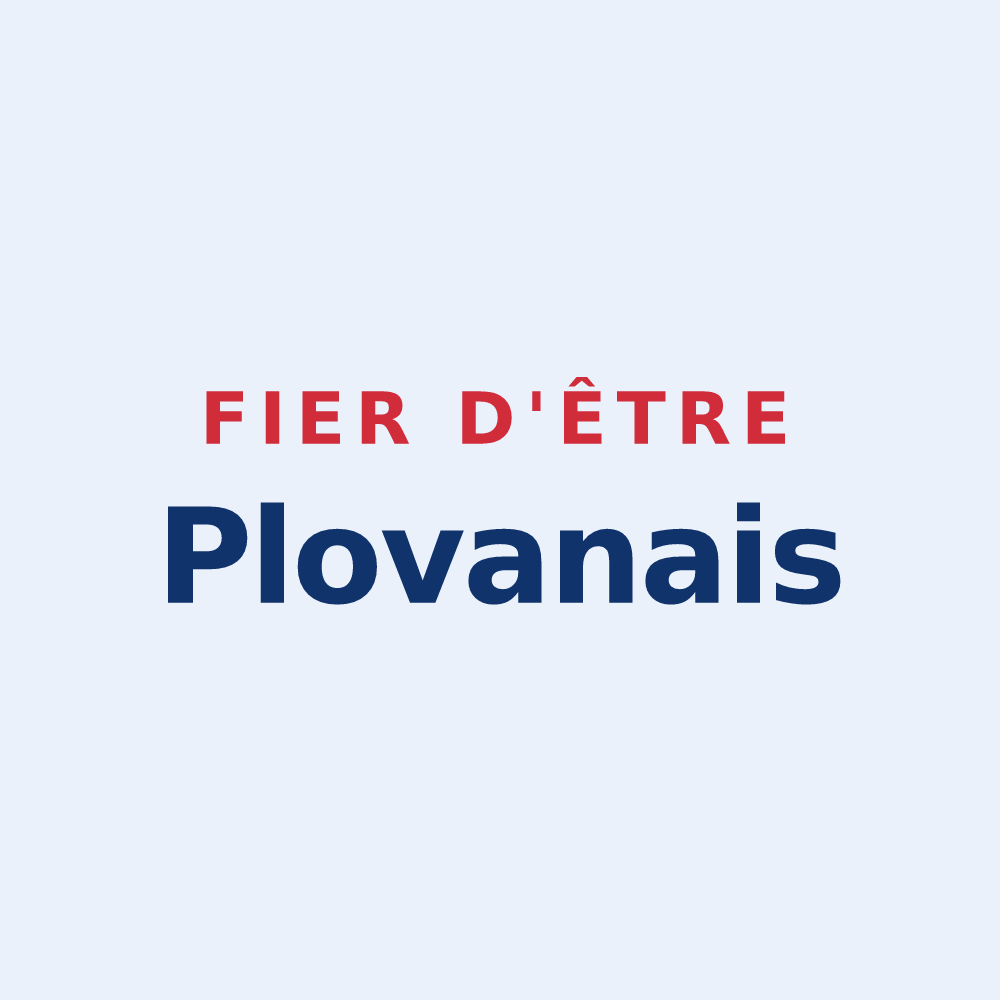 Sticker « Fier d'être Plovanais » — design pour Plovan