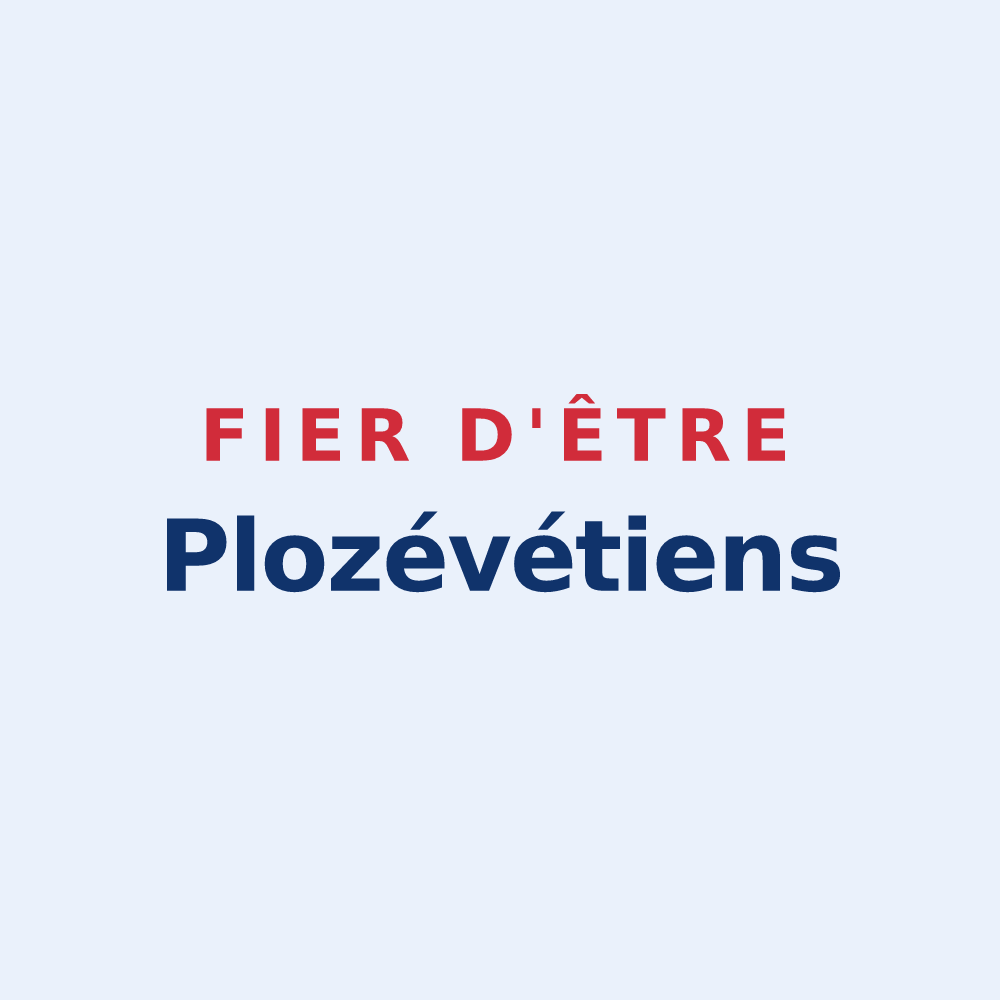 Sticker « Fier d'être Plozévétiens » — design pour Plozévet