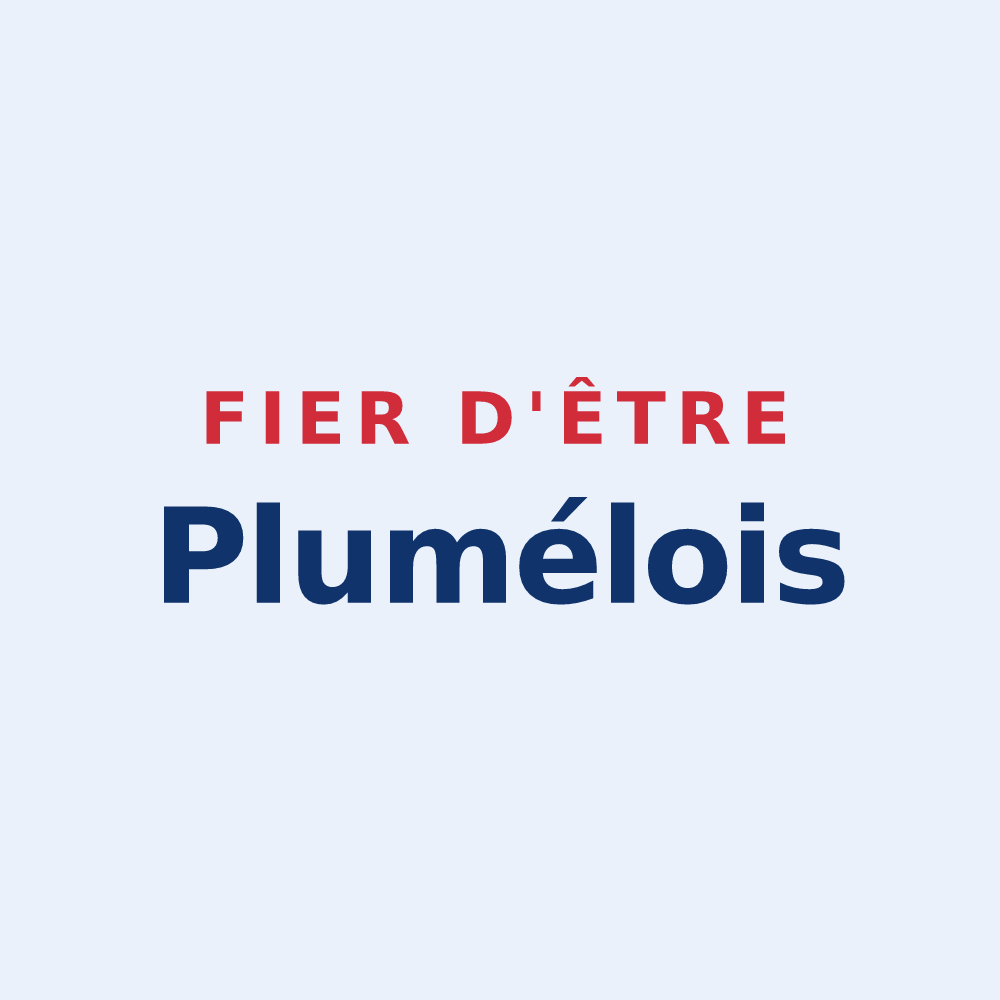 Sticker « Fier d'être Plumélois » — design pour Pluméliau-Bieuzy