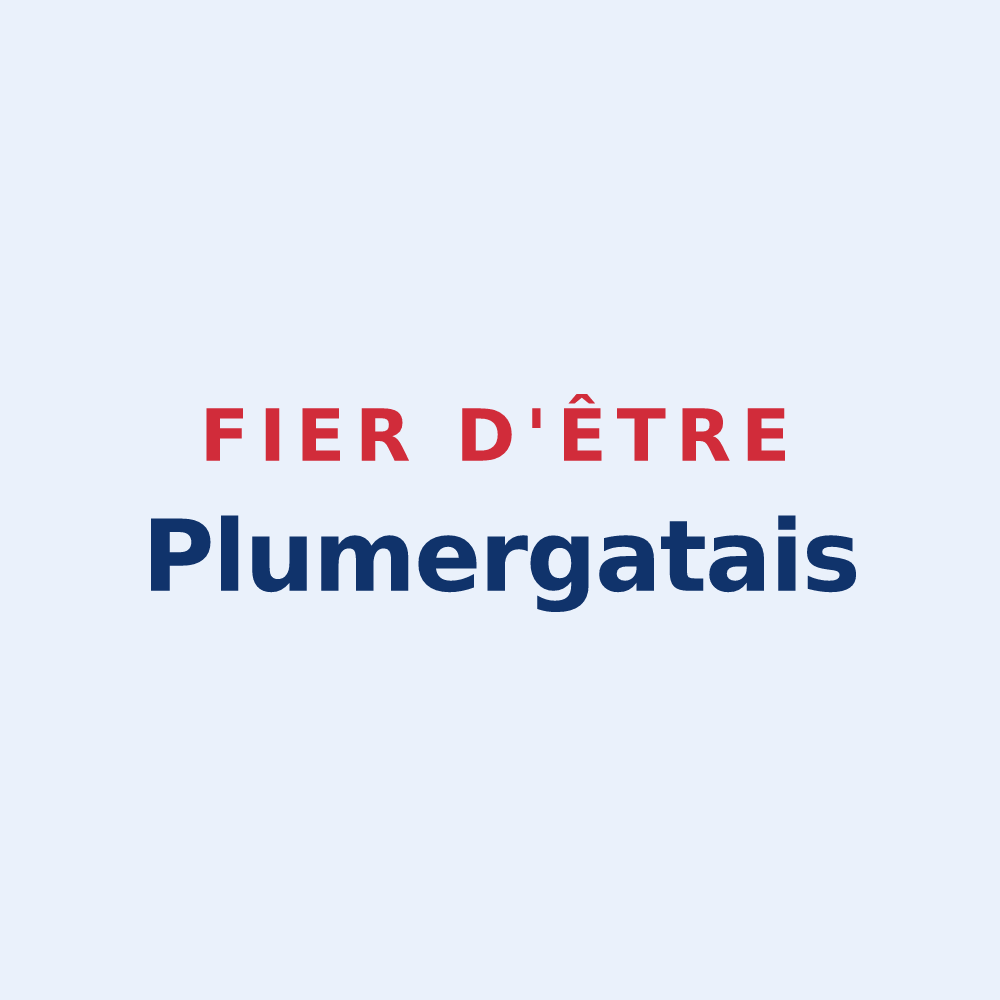 Sticker « Fier d'être Plumergatais » — design pour Plumergat