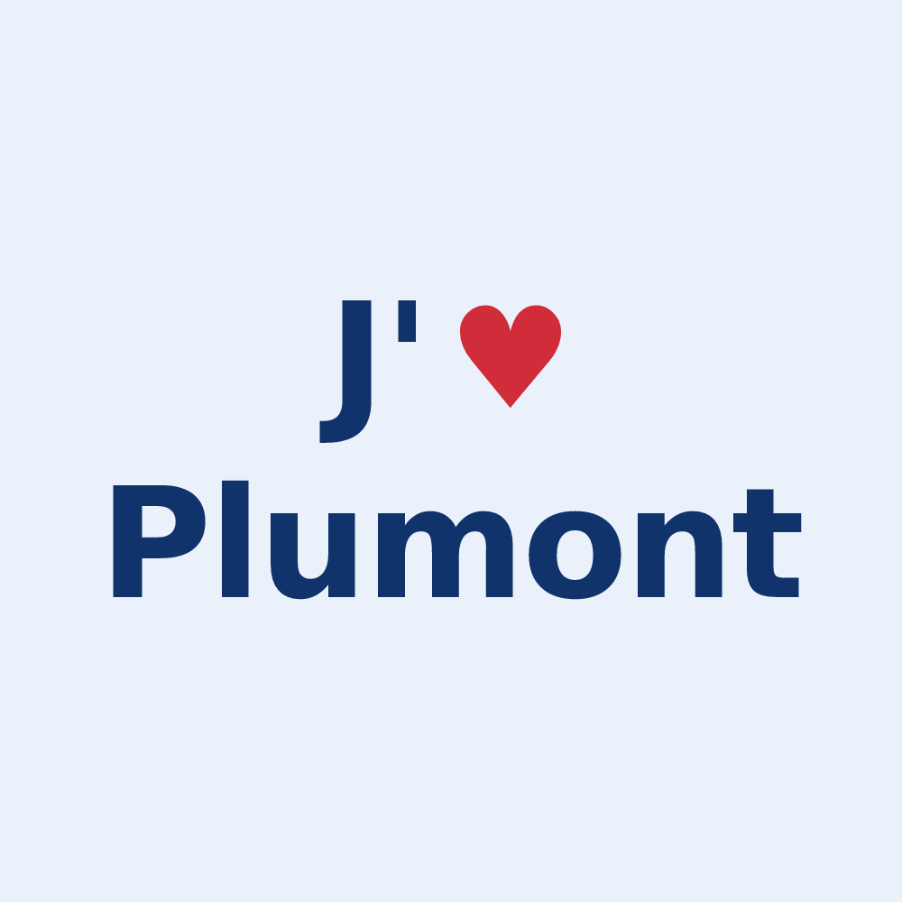 Sticker personnalisé Plumont — design J'aime Plumont