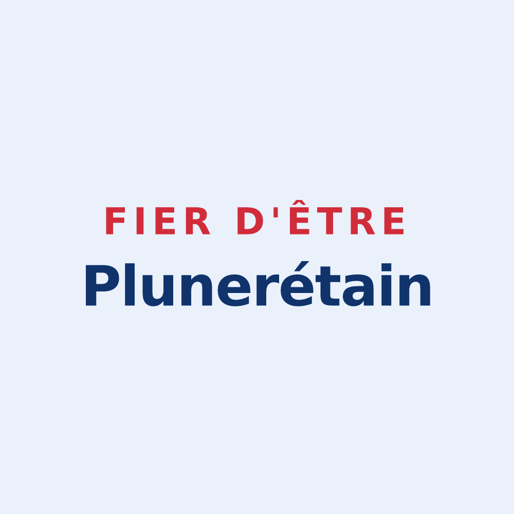 Sticker « Fier d'être Plunerétain » — design pour Pluneret