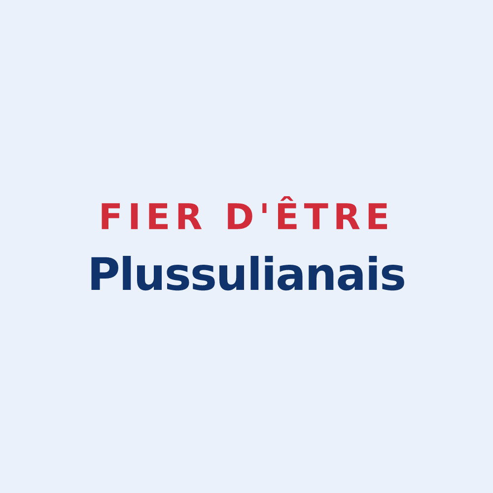 Sticker « Fier d'être Plussulianais » — design pour Plussulien