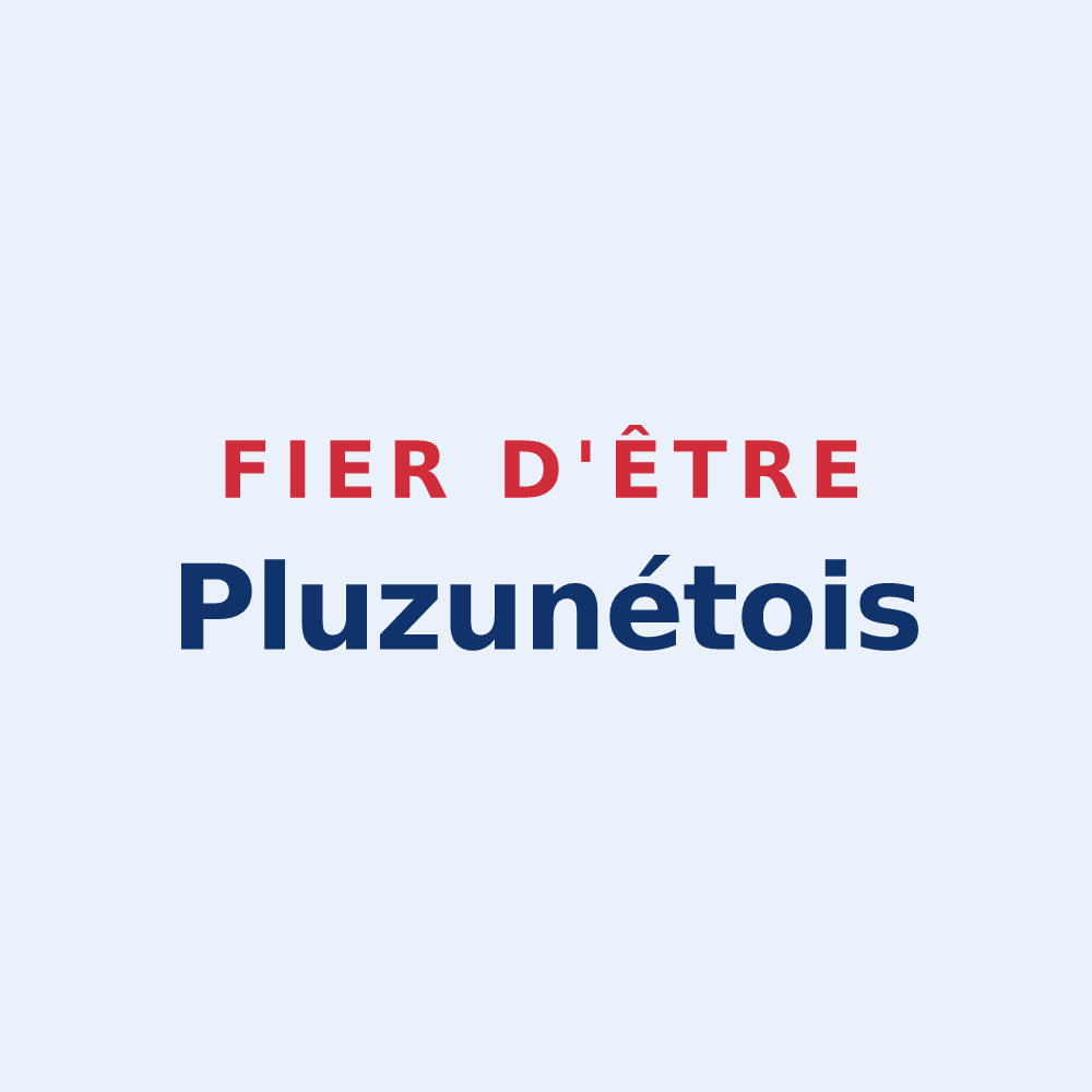 Sticker « Fier d'être Pluzunétois » — design pour Pluzunet