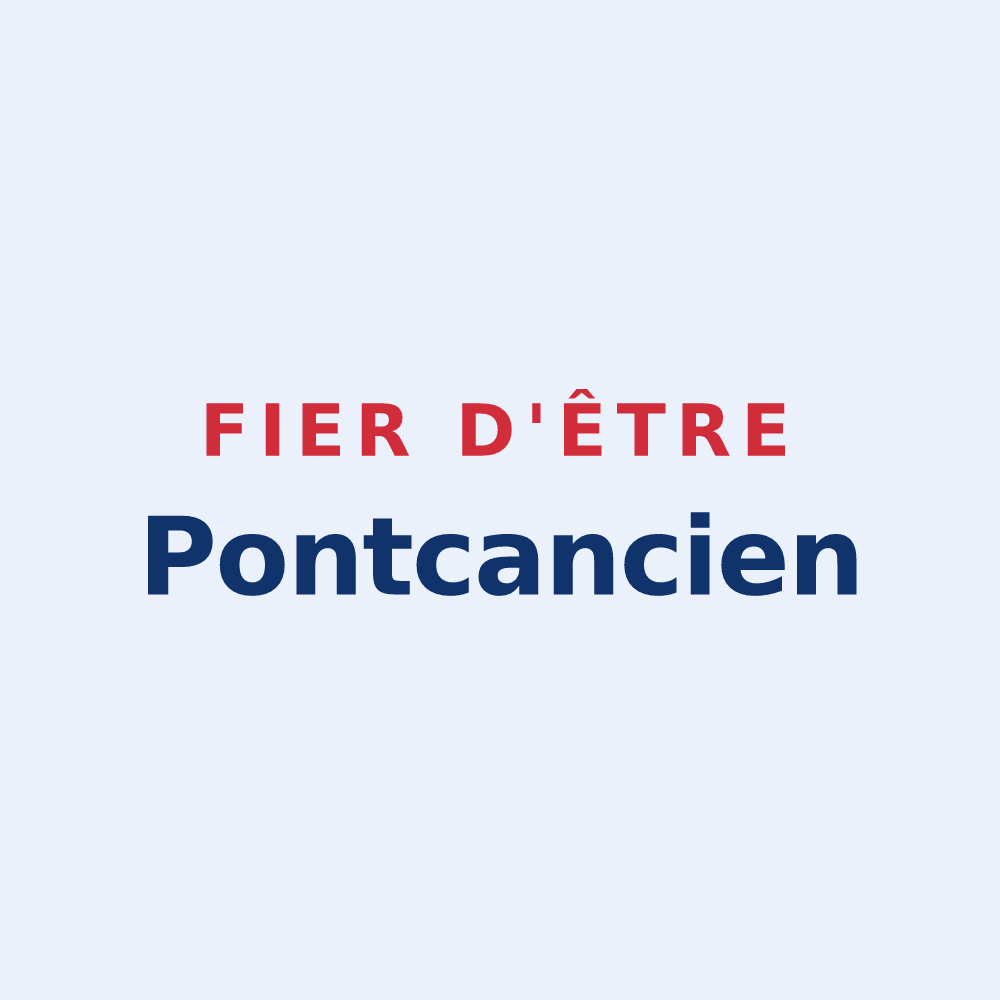 Sticker « Fier d'être Pontcancien » — design pour Pocancy