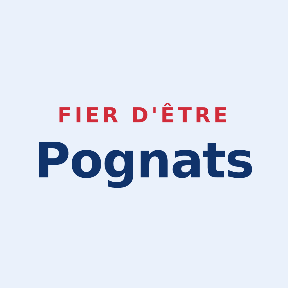 Sticker « Fier d'être Pognats » — design pour Pogny