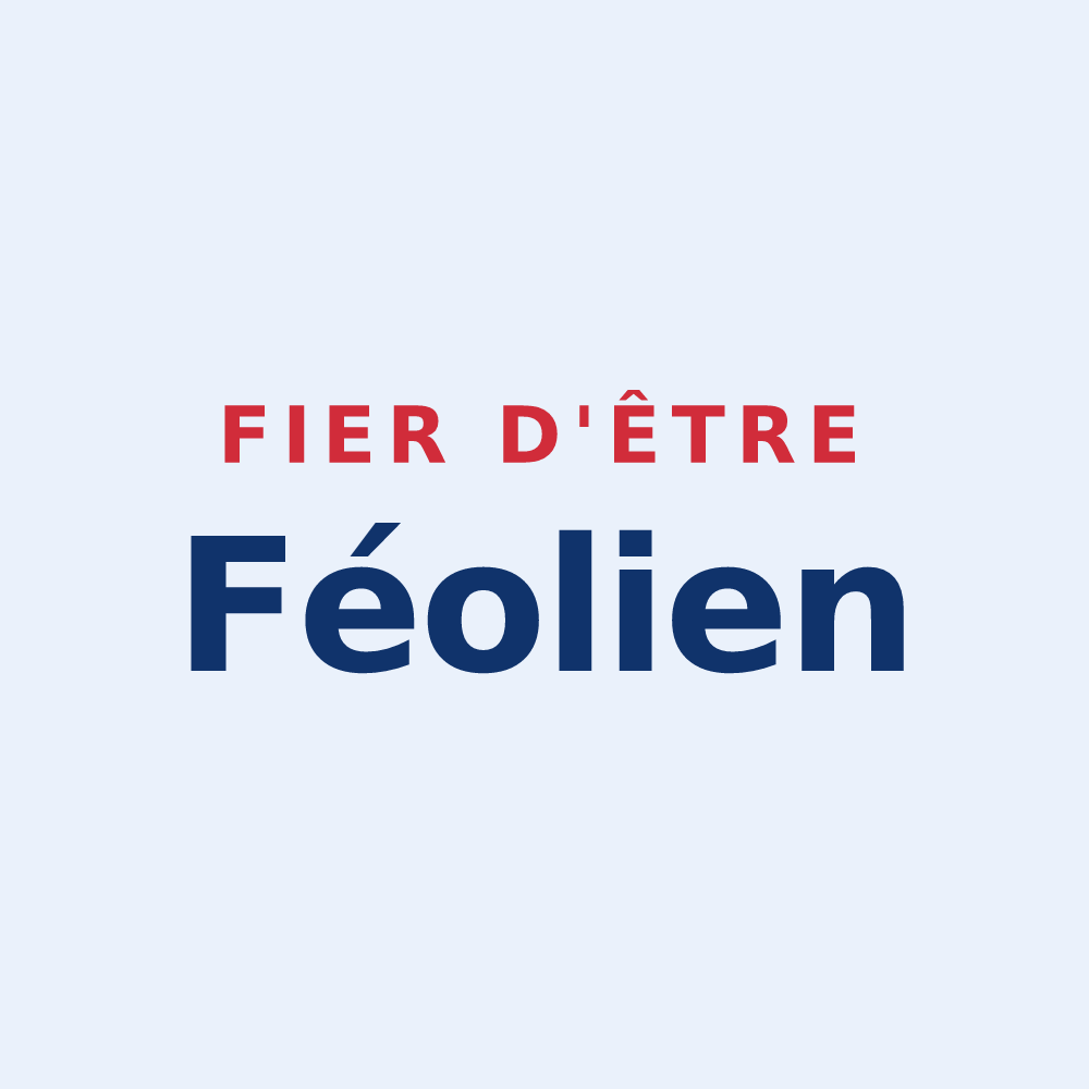 Sticker « Fier d'être Féolien » — design pour Poids-de-Fiole