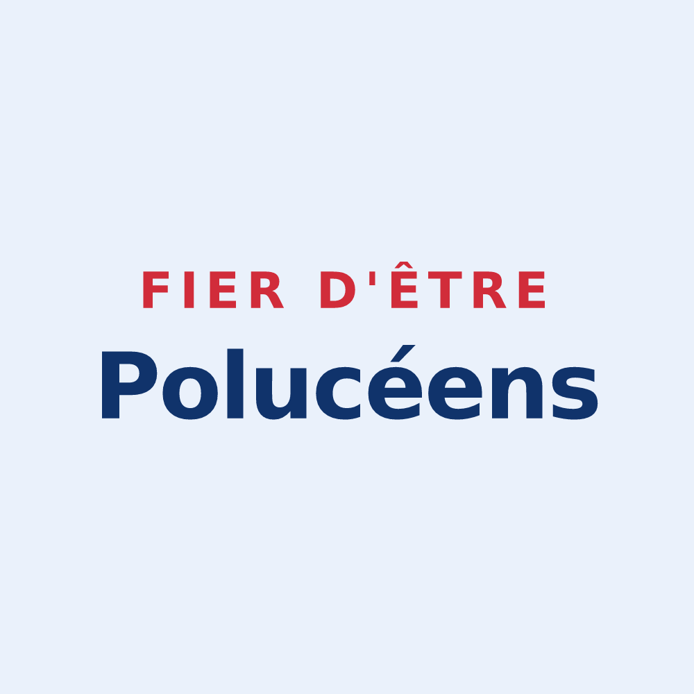 Sticker « Fier d'être Polucéens » — design pour Poilley