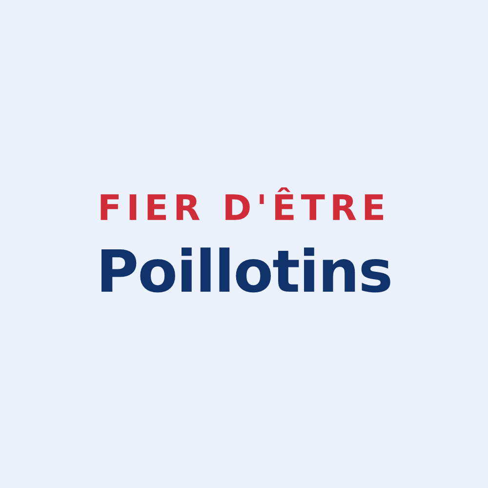 Sticker « Fier d'être Poillotins » — design pour Poilly