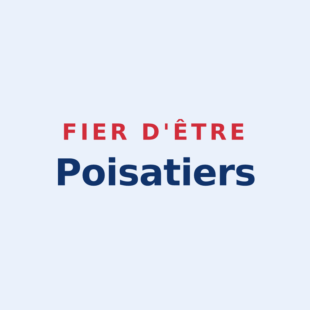 Sticker « Fier d'être Poisatiers » — design pour Poisat