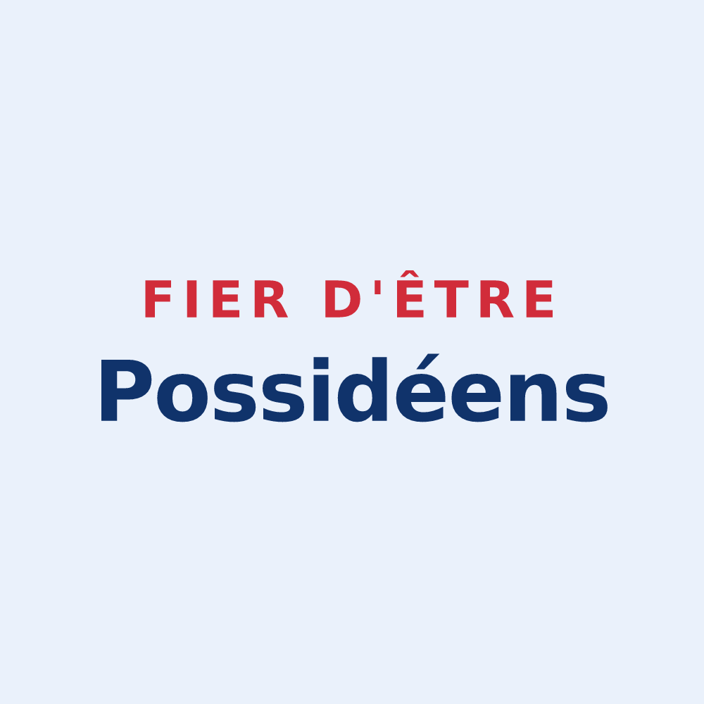 Sticker « Fier d'être Possidéens » — design pour Poisson