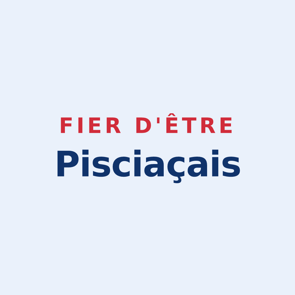 Sticker « Fier d'être Pisciaçais » — design pour Poissy