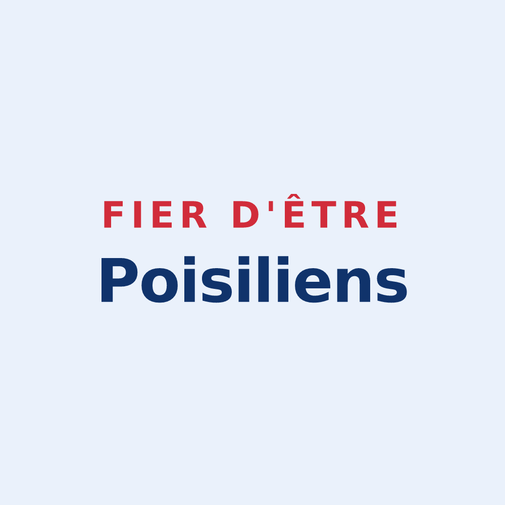 Sticker « Fier d'être Poisiliens » — design pour Poisy