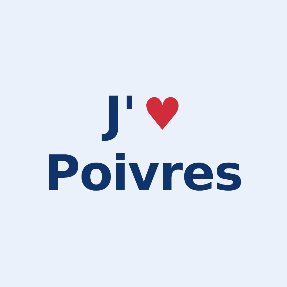 Sticker personnalisé Poivres — design J'aime Poivres