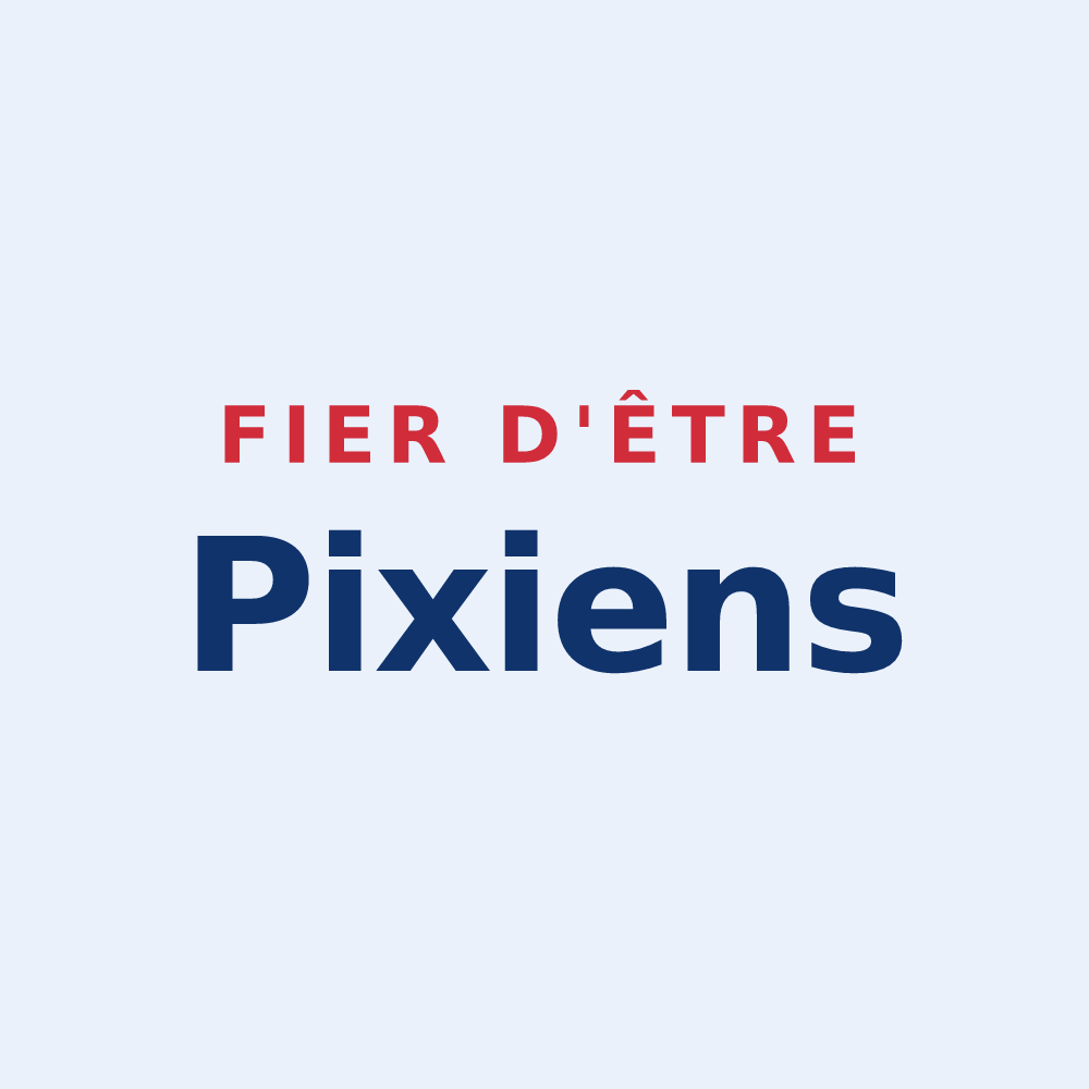 Sticker « Fier d'être Pixiens » — design pour Poix-Terron