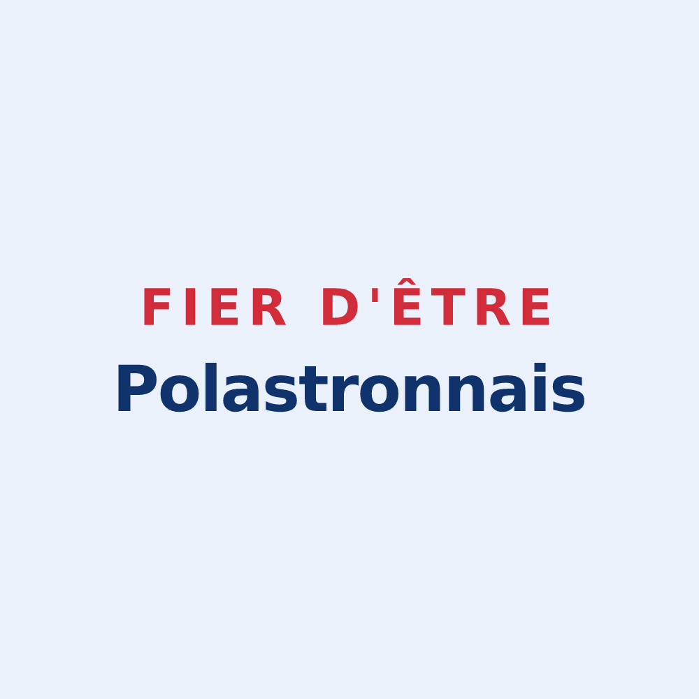 Sticker « Fier d'être Polastronnais » — design pour Polastron