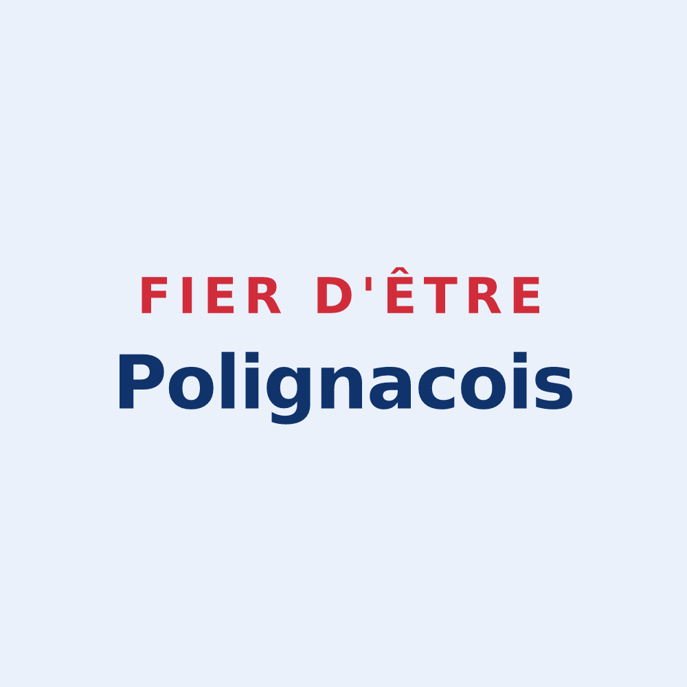 Sticker « Fier d'être Polignacois » — design pour Polignac