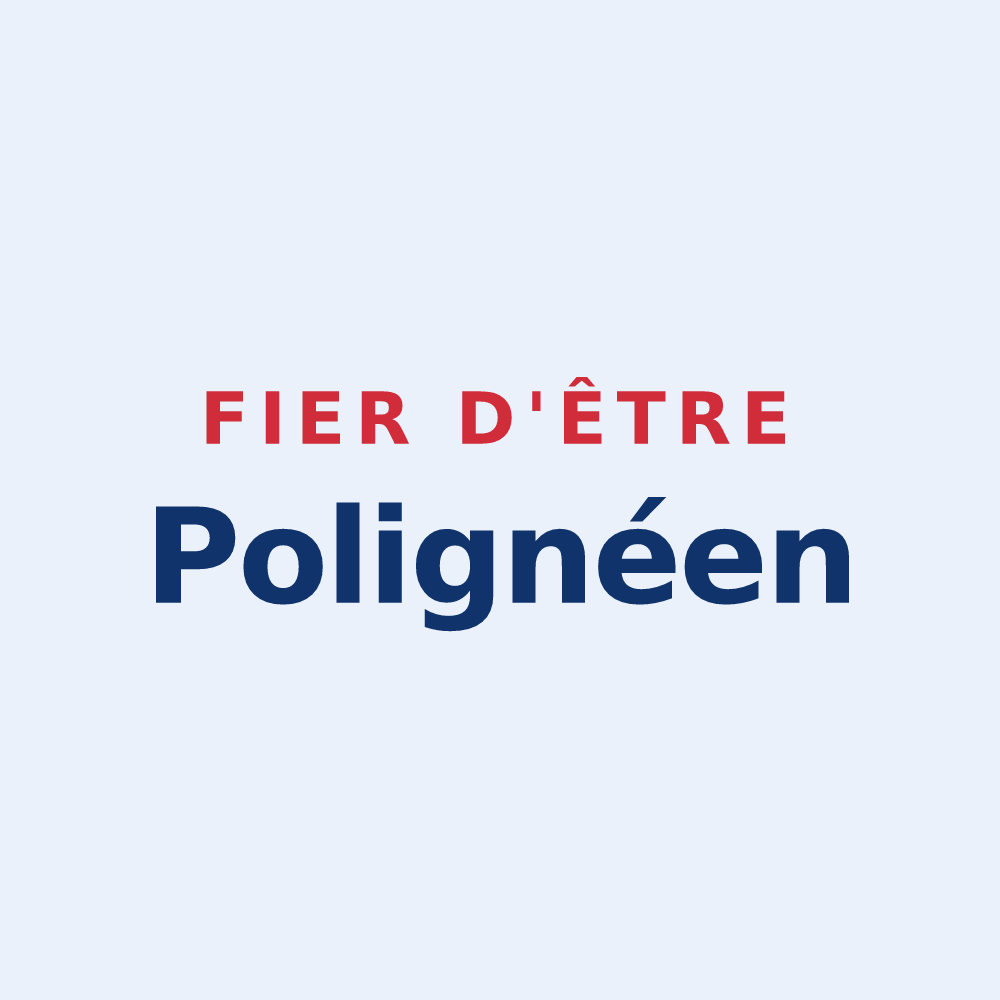 Sticker « Fier d'être Polignéen » — design pour Poligné