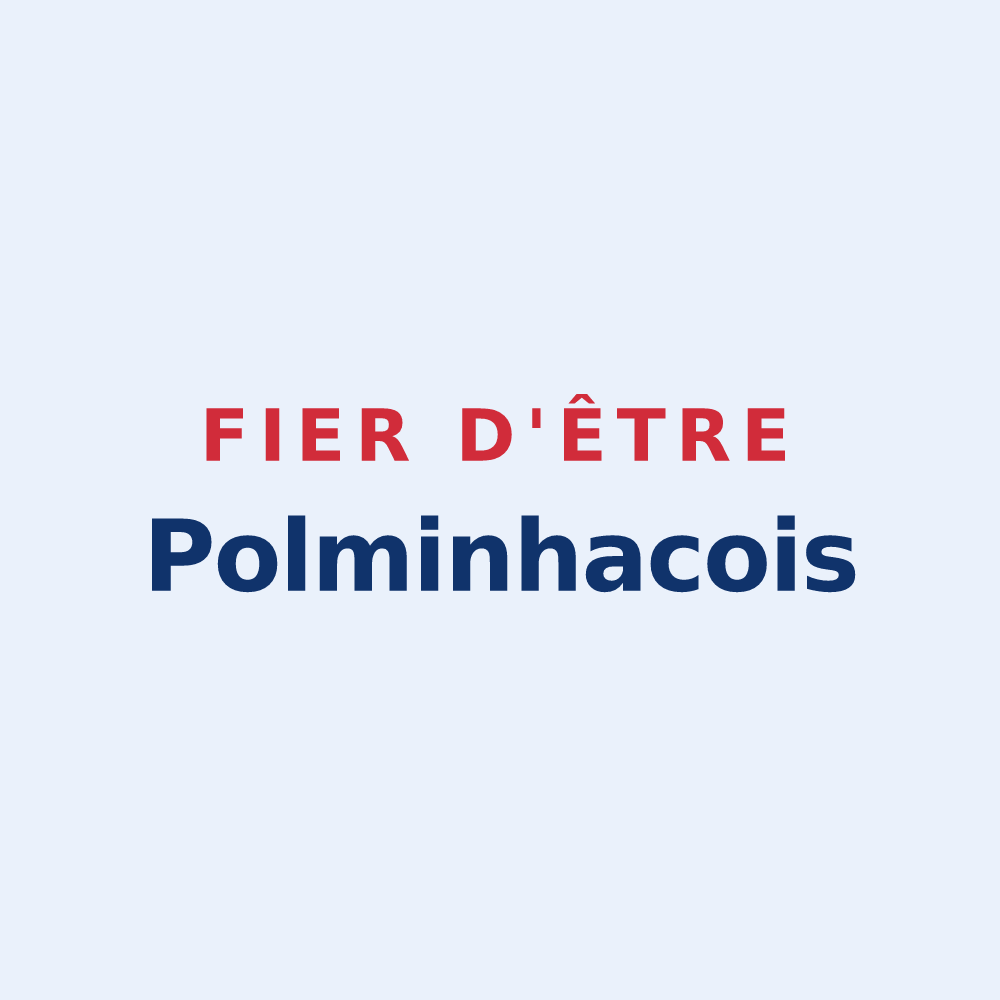 Sticker « Fier d'être Polminhacois » — design pour Polminhac