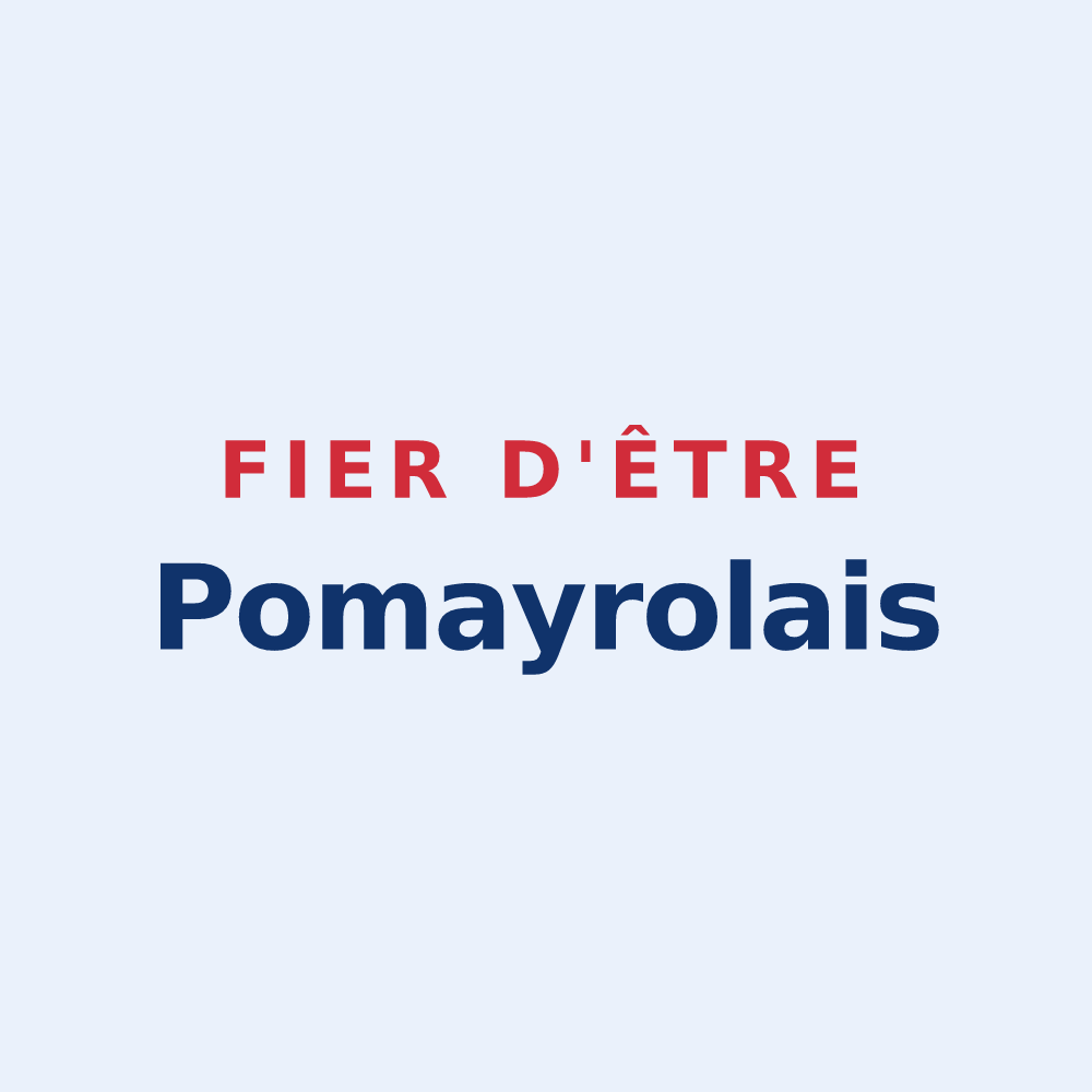 Sticker « Fier d'être Pomayrolais » — design pour Pomayrols