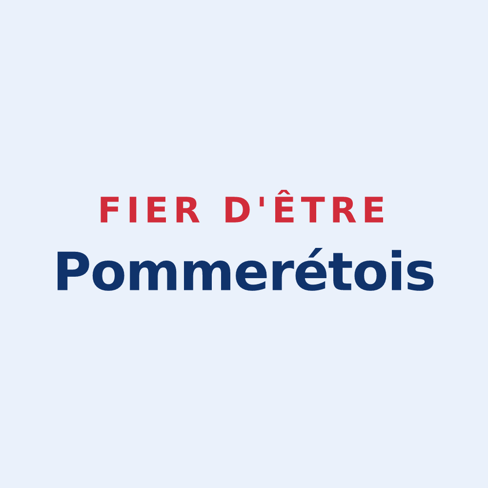 Sticker « Fier d'être Pommerétois » — design pour Pommeret