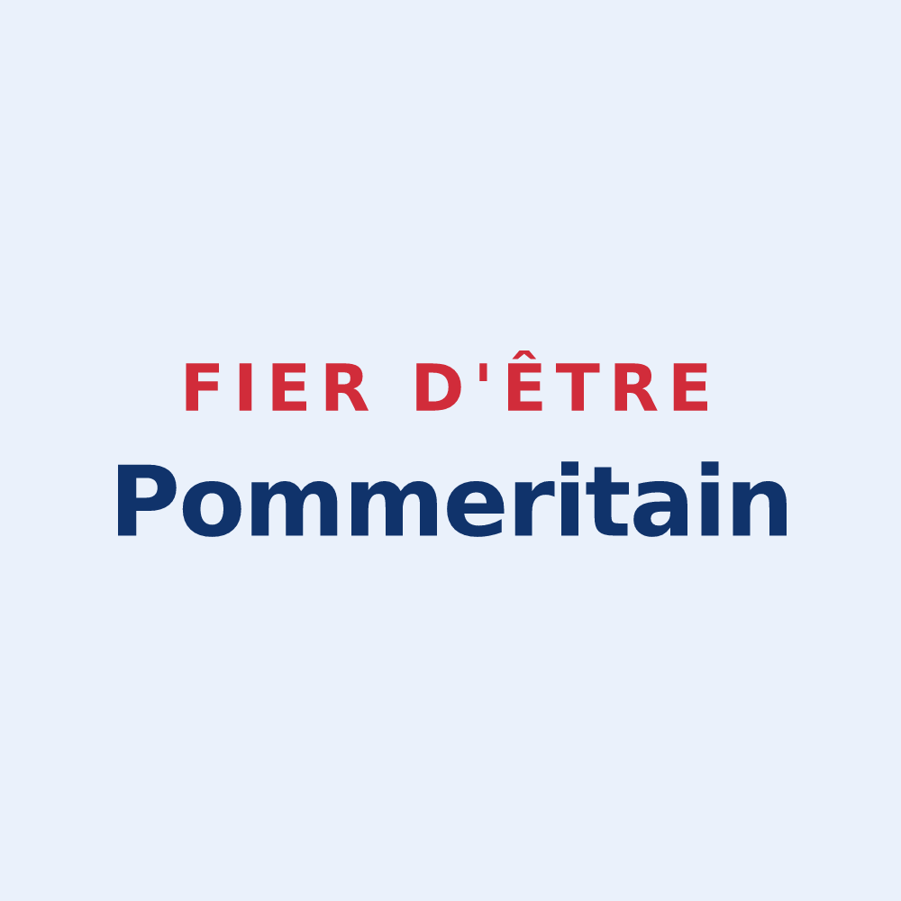 Sticker « Fier d'être Pommeritain » — design pour Pommerit-le-Vicomte