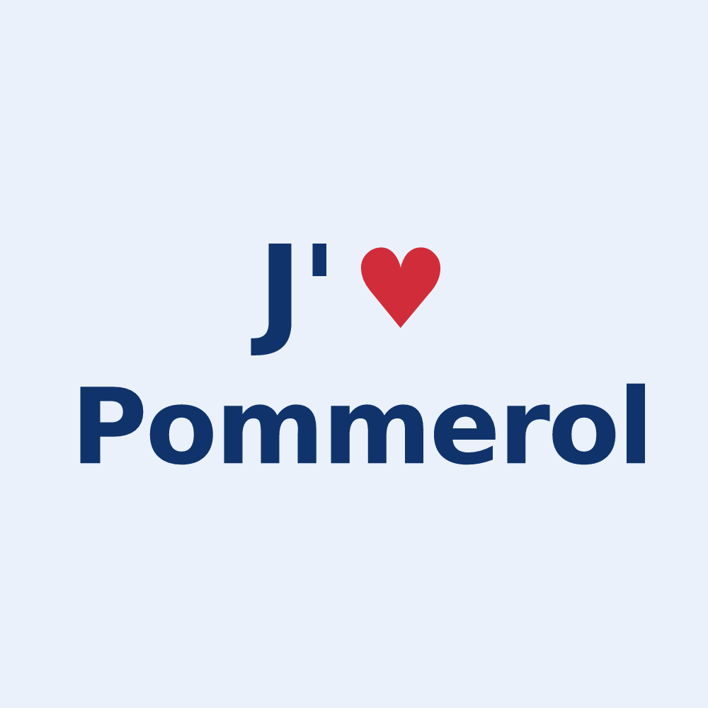 Sticker personnalisé Pommerol — design J'aime Pommerol
