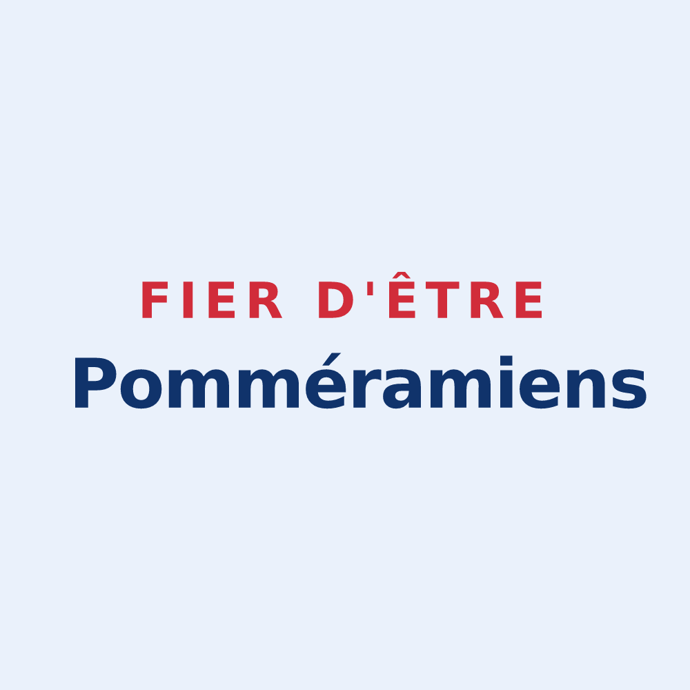Sticker « Fier d'être Pomméramiens » — design pour Pommiers