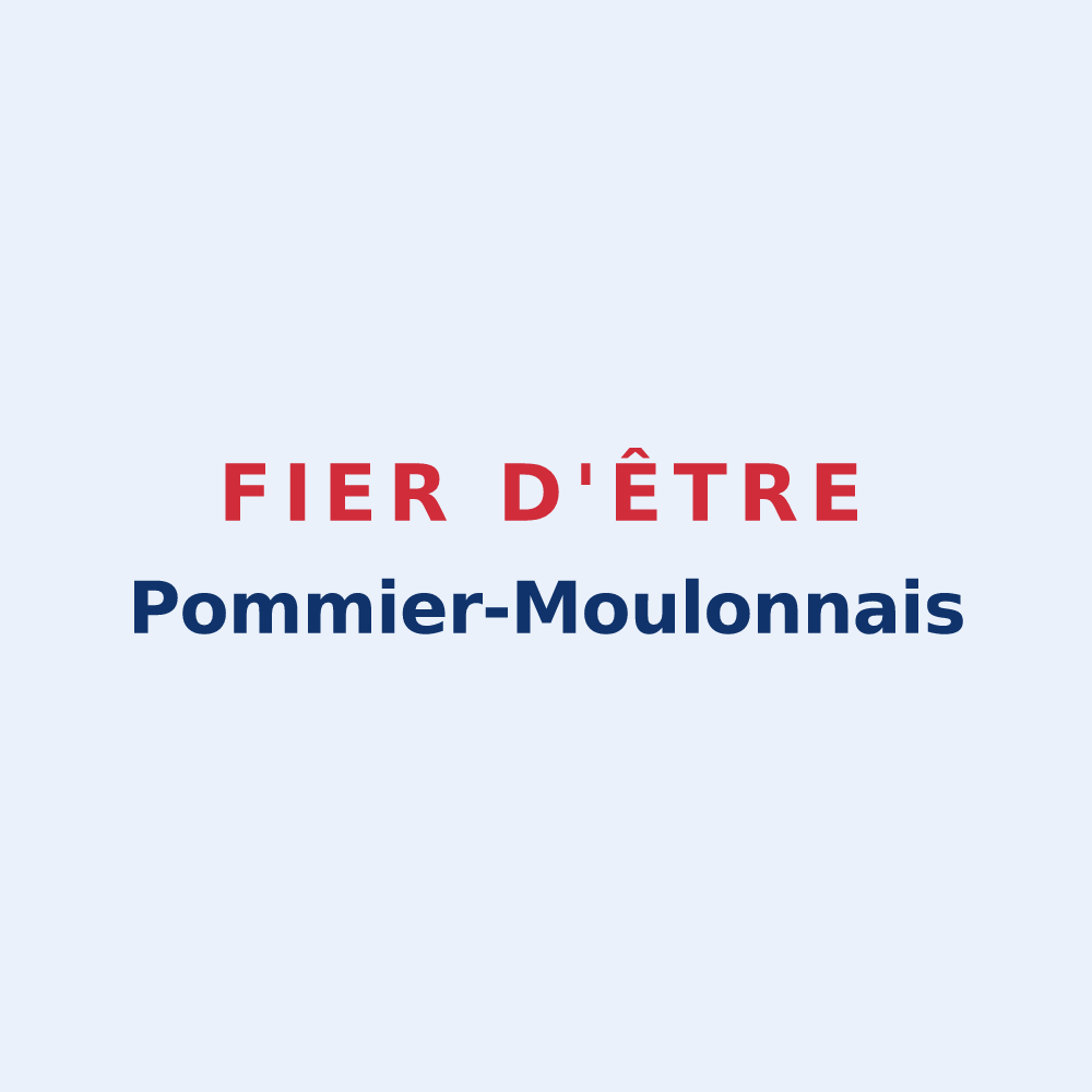 Sticker « Fier d'être Pommier-Moulonnais » — design pour Pommiers-Moulons