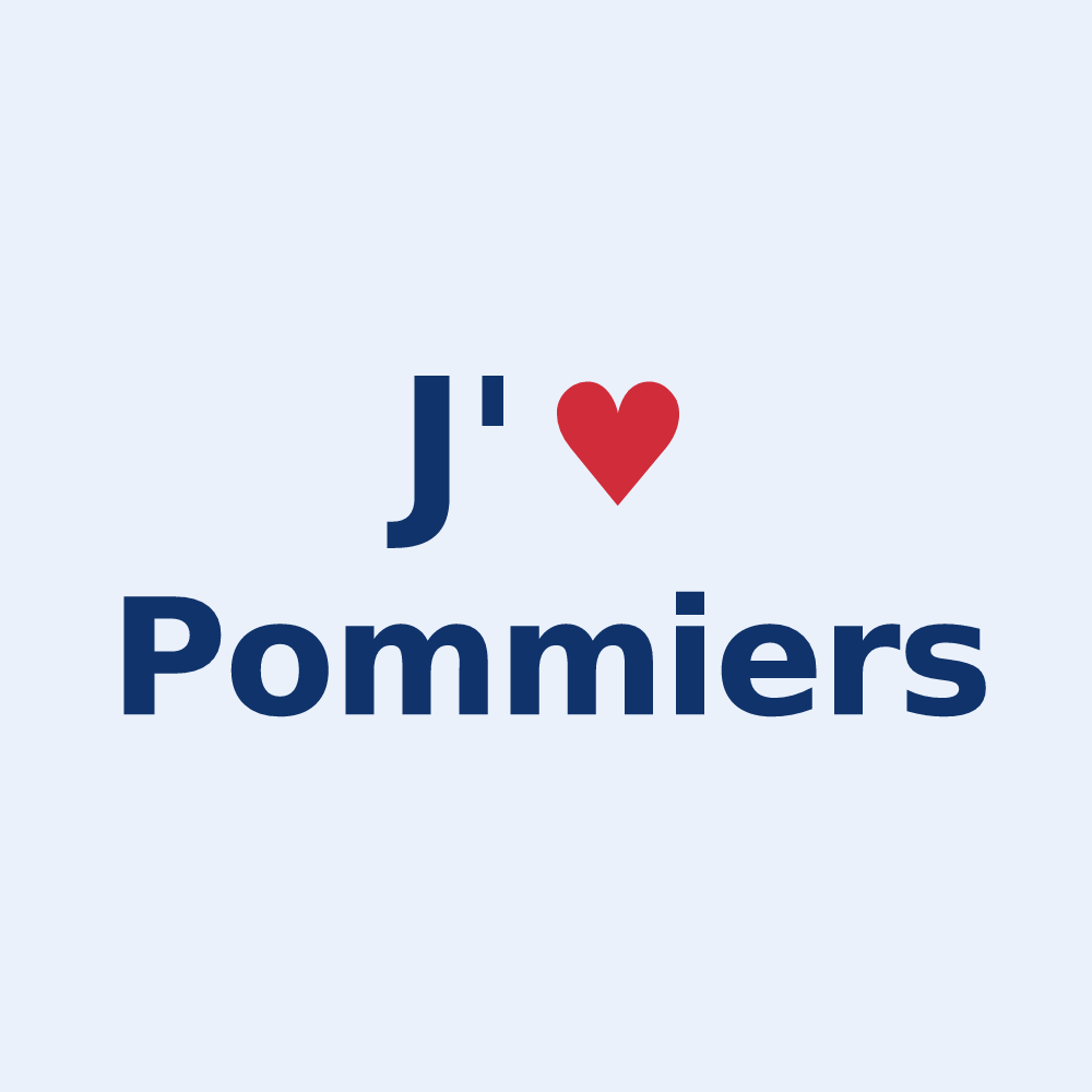 Sticker personnalisé Pommiers — design J'aime Pommiers