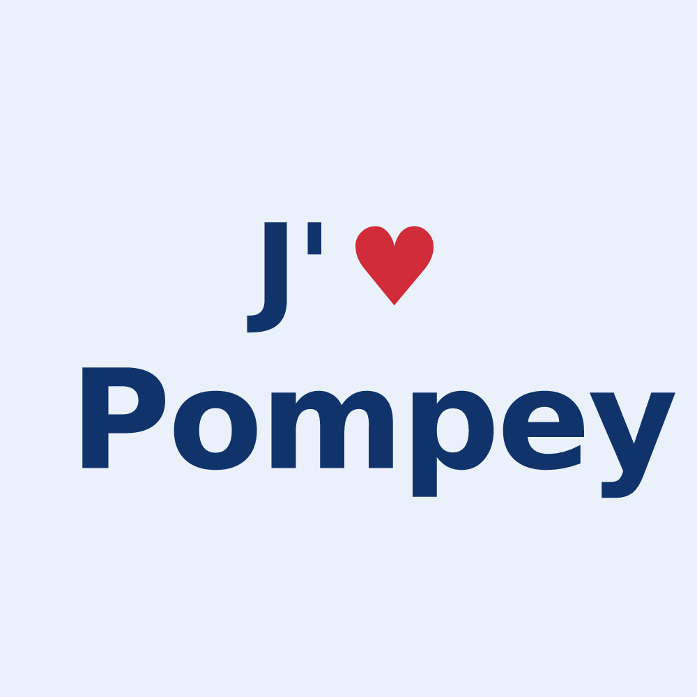 Sticker personnalisé Pompey — design J'aime Pompey