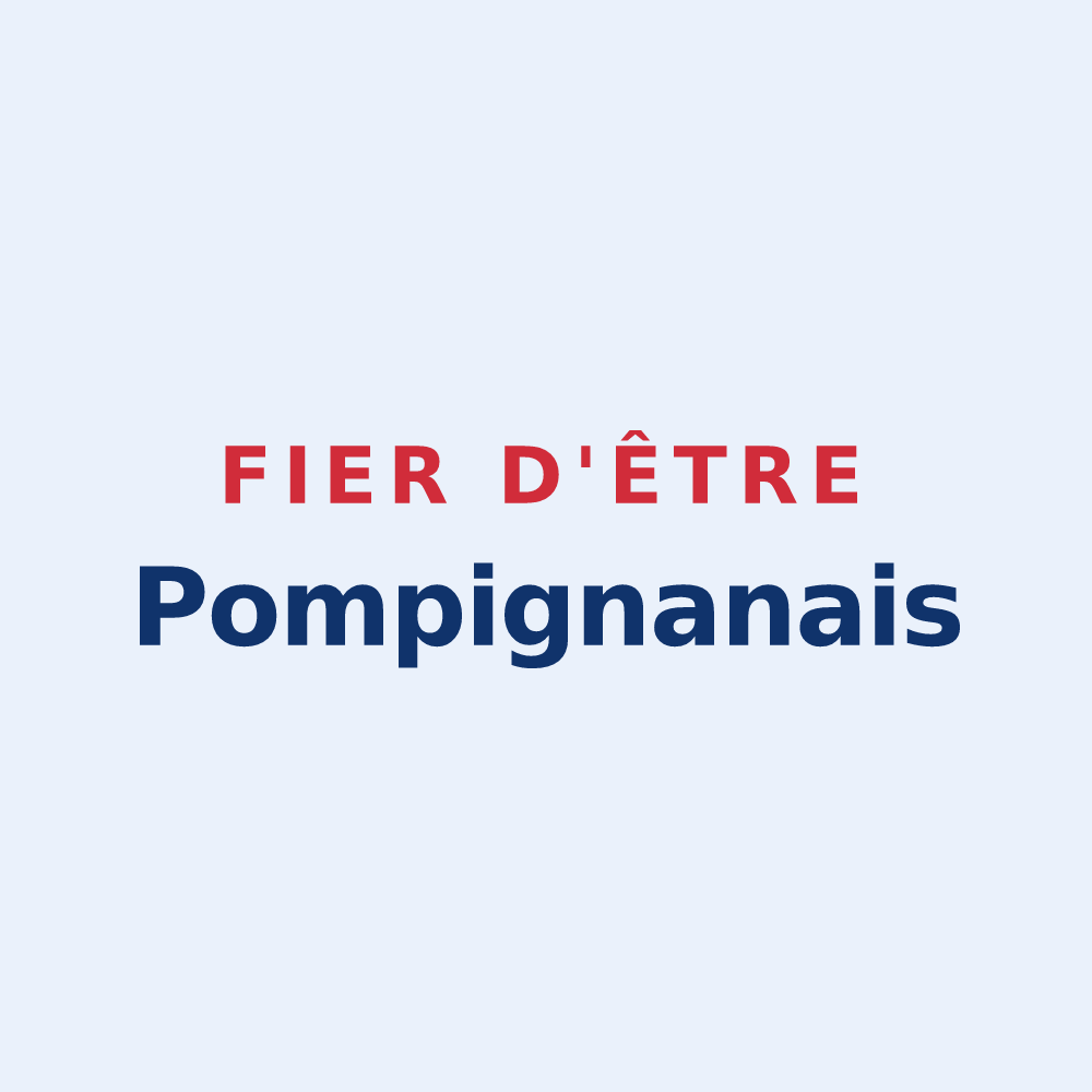 Sticker « Fier d'être Pompignanais » — design pour Pompignan
