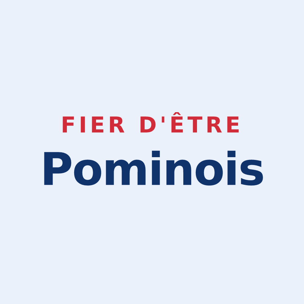 Sticker « Fier d'être Pominois » — design pour Pomy