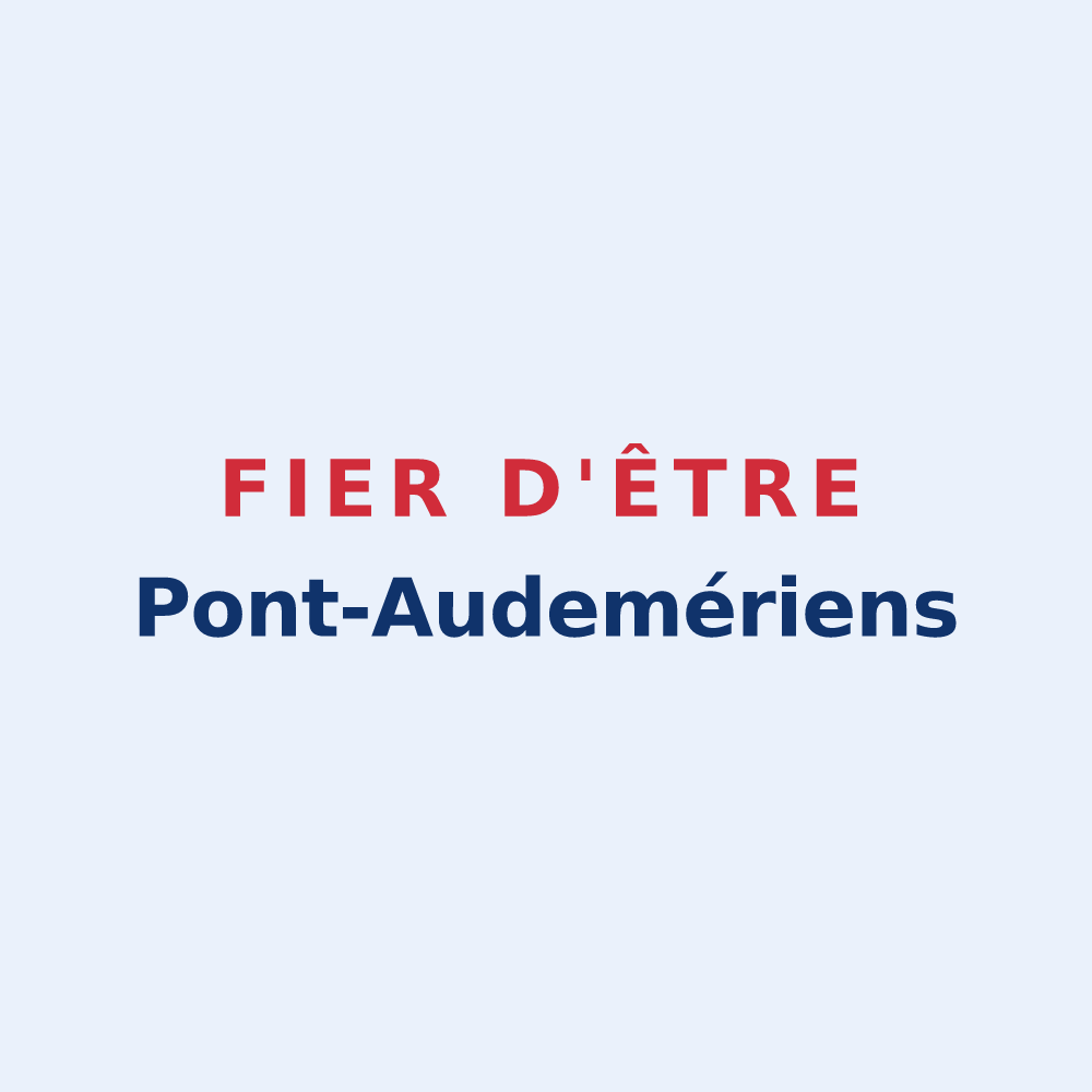 Sticker « Fier d'être Pont-Audemériens » — design pour Pont-Audemer