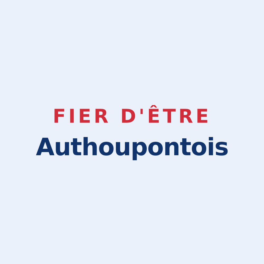 Sticker « Fier d'être Authoupontois » — design pour Pont-Authou