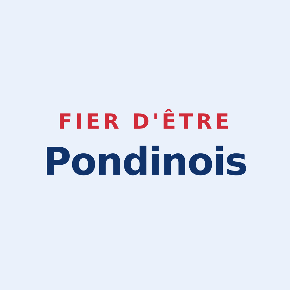 Sticker « Fier d'être Pondinois » — design pour Pont-d'Ain