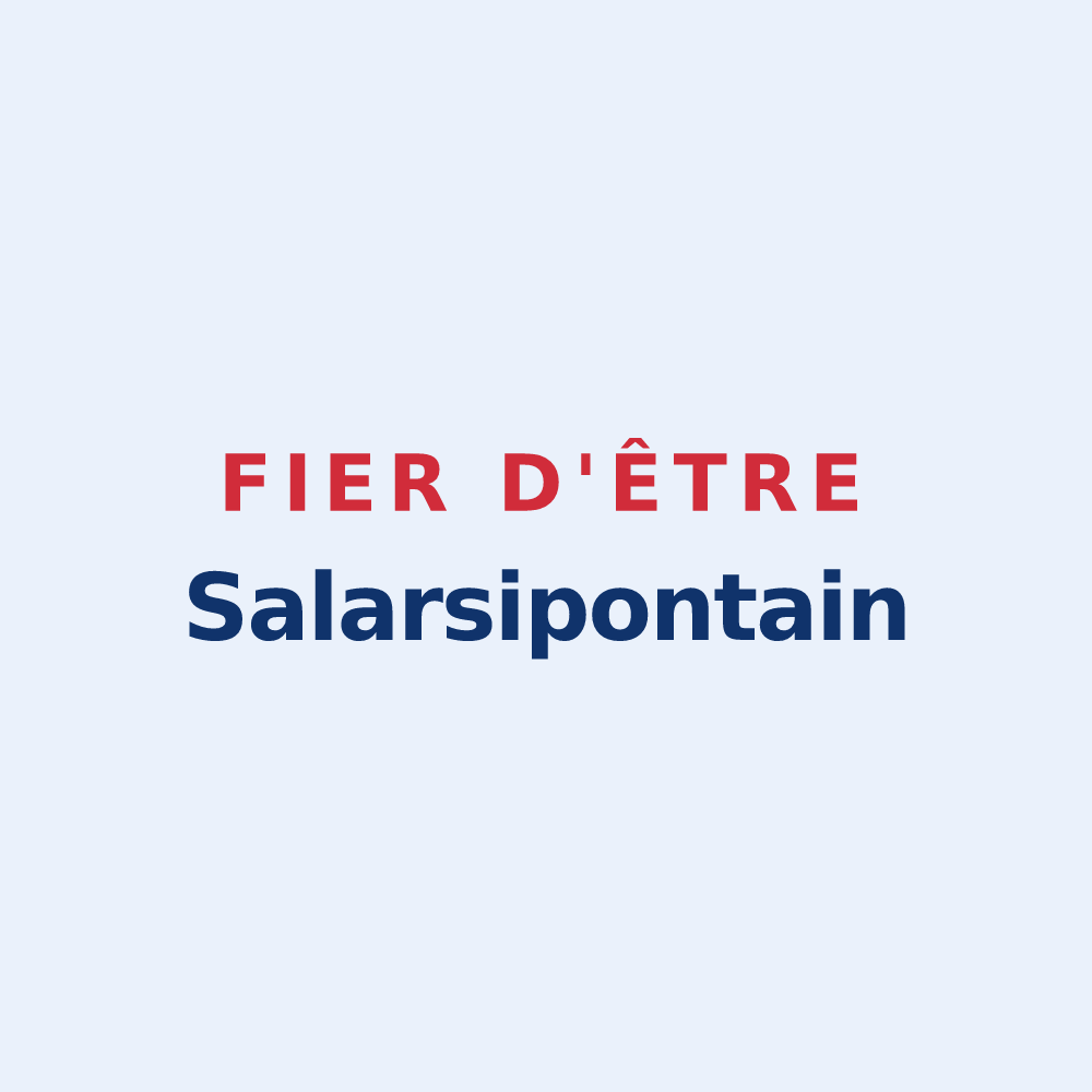 Sticker « Fier d'être Salarsipontain » — design pour Pont-de-Salars