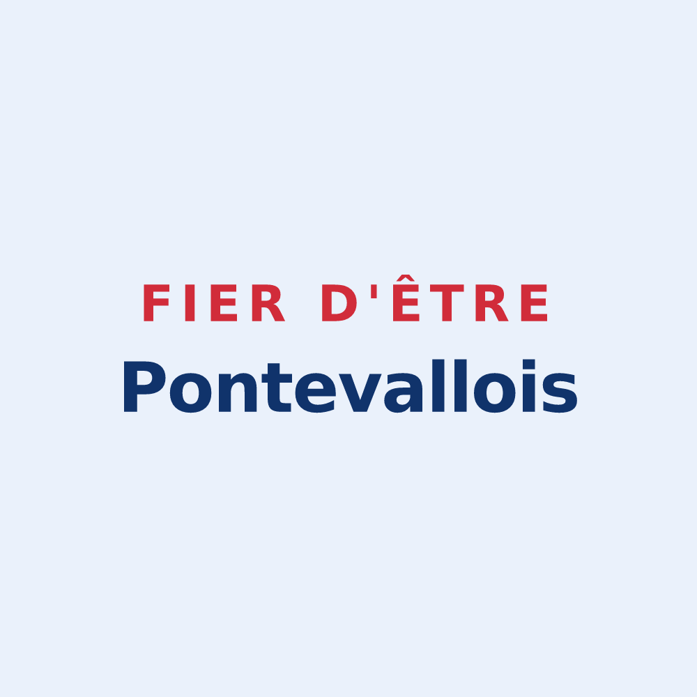 Sticker « Fier d'être Pontevallois » — design pour Pont-de-Vaux