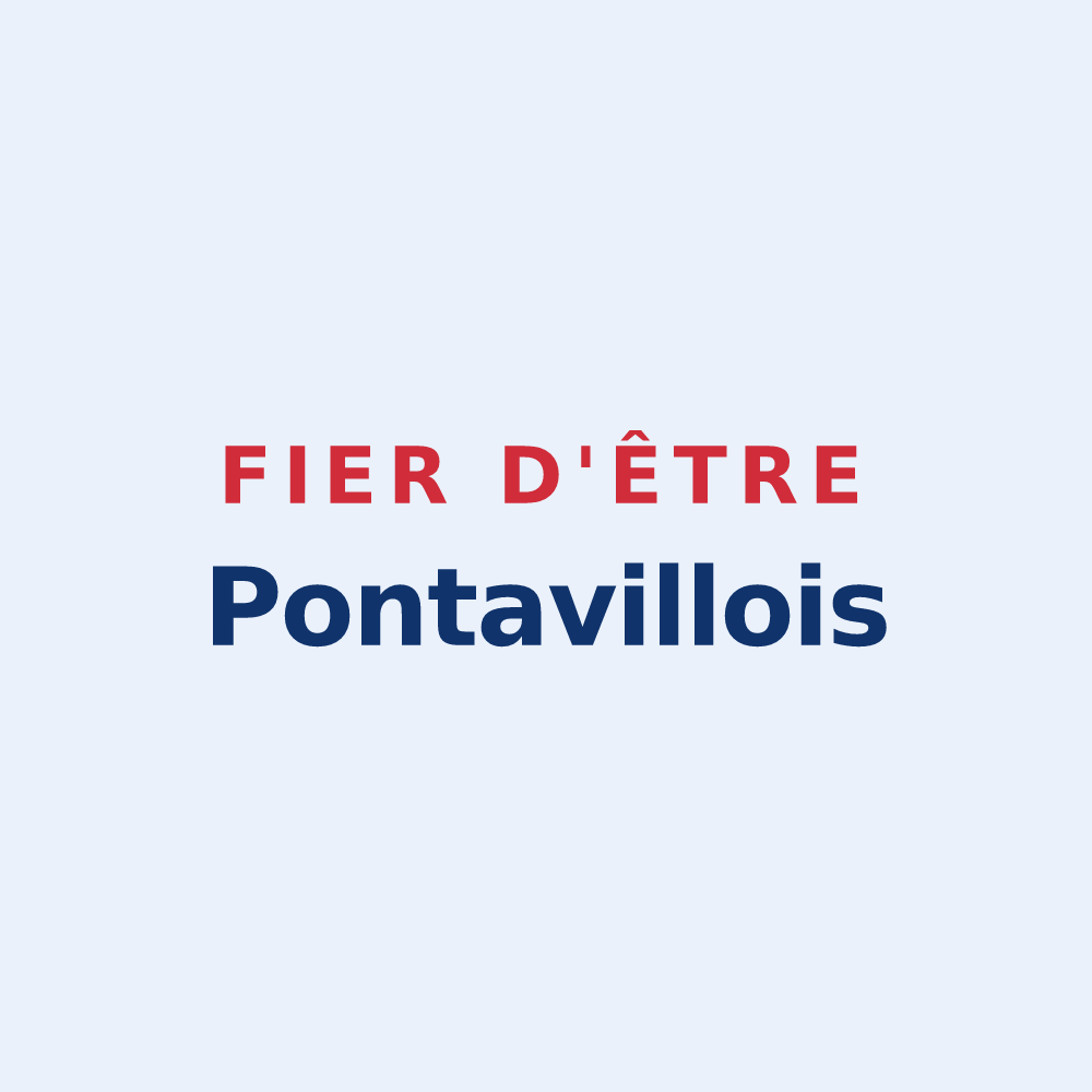 Sticker « Fier d'être Pontavillois » — design pour Pont-la-Ville
