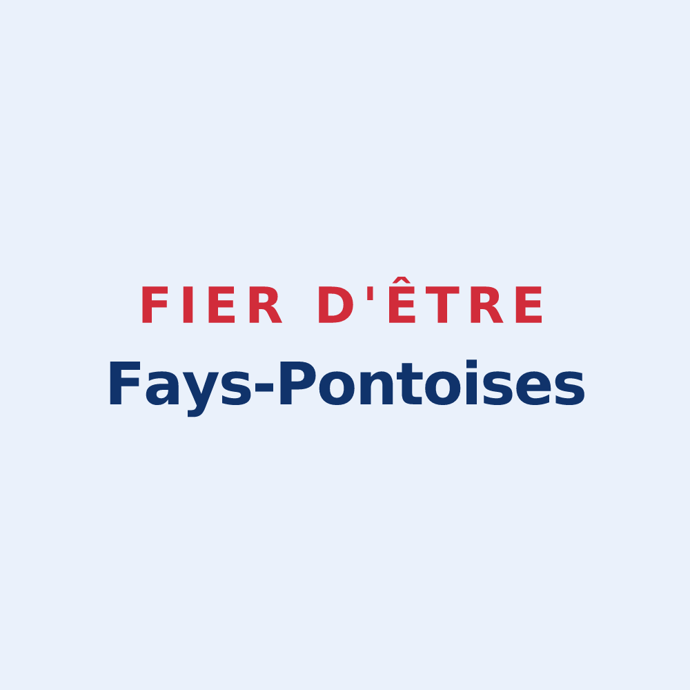 Sticker « Fier d'être Fays-Pontoises » — design pour Pont-lès-Bonfays