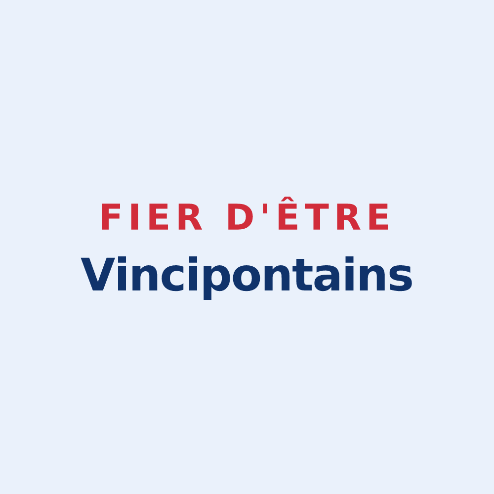 Sticker « Fier d'être Vincipontains » — design pour Pont-Saint-Vincent