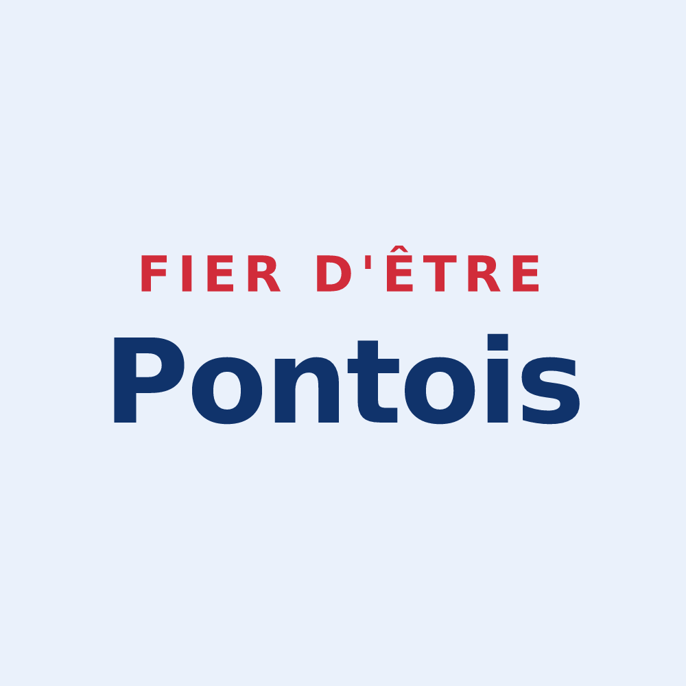 Sticker « Fier d'être Pontois » — design pour Pont-sur-Seine