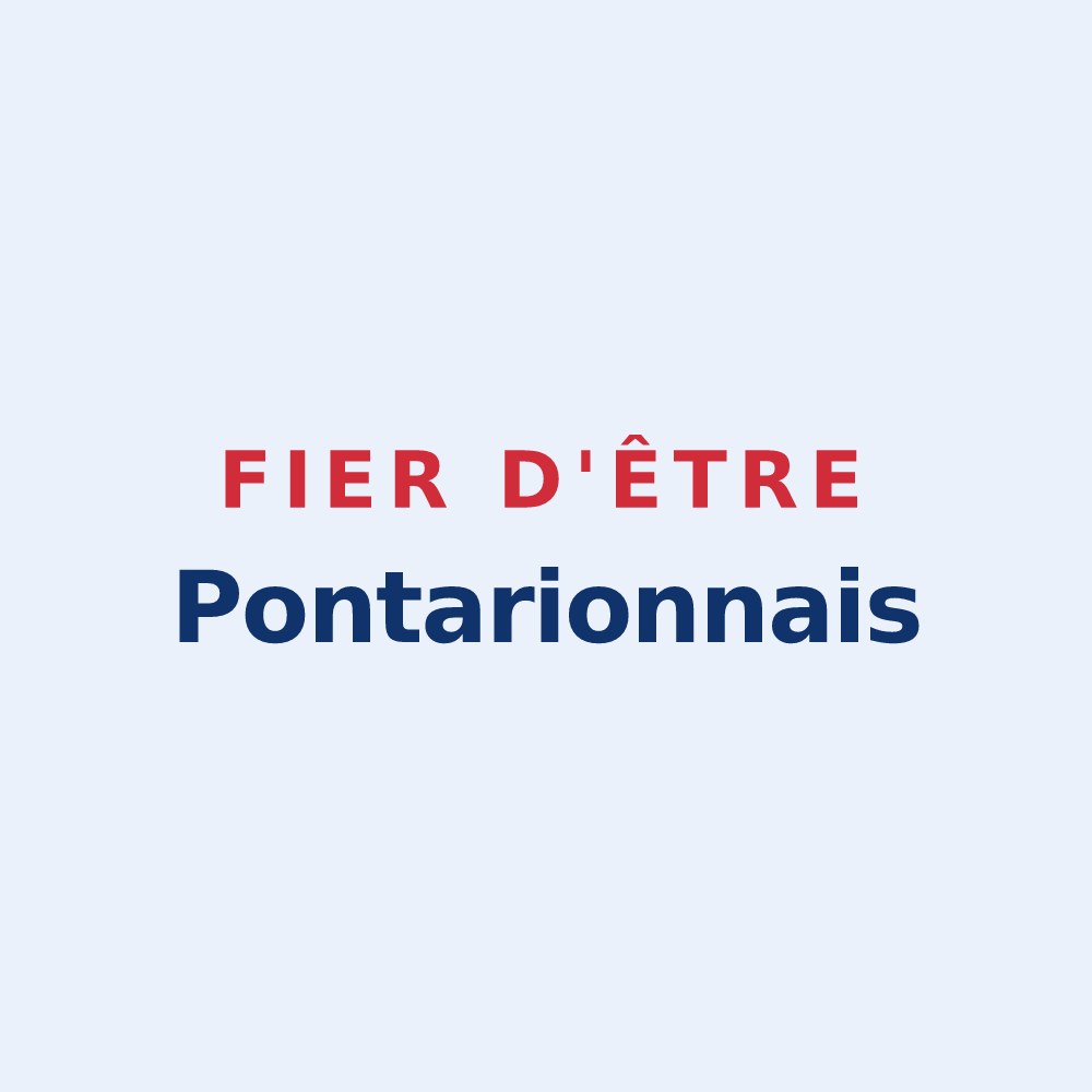 Sticker « Fier d'être Pontarionnais » — design pour Pontarion